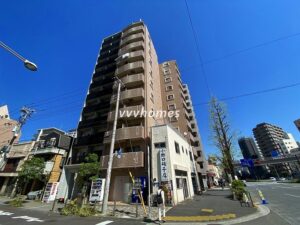 菱和パレス白金高輪駅前の外観