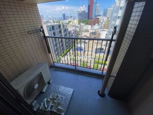 クエスタ高輪のバルコニー奥行
