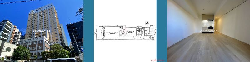 【アクロス目黒タワー_507号室（空室）】288,000円（10,000円）1LDK（47.09㎡）