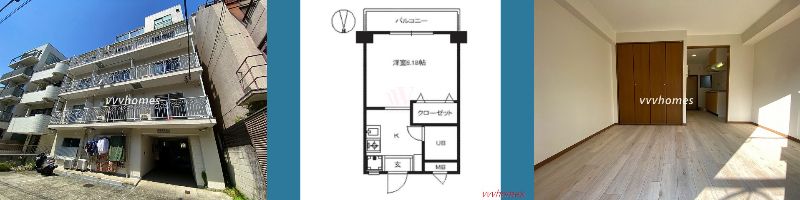 白金フラット_4C号室