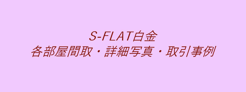 S-FLAT白金（取引事例）