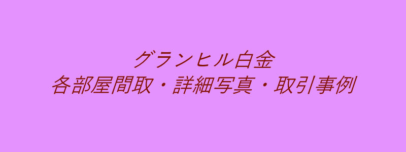 グランヒル白金（取引事例）