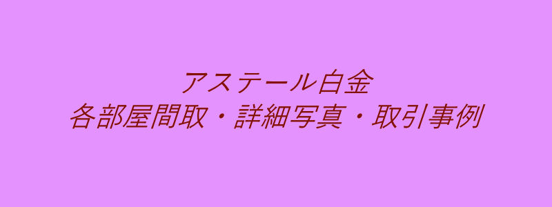 アステール白金（取引事例）