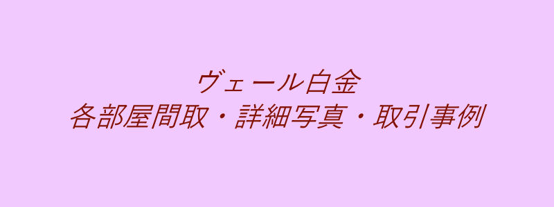 ヴェール白金（取引事例）