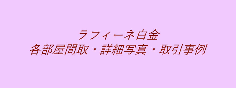 ラフィーネ白金（取引事例）