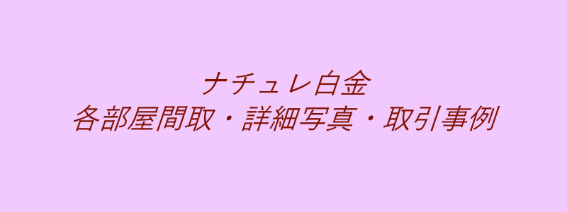 ナチュレ白金（取引事例）