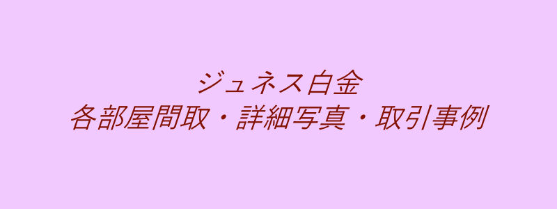 ジュネス白金（取引事例）