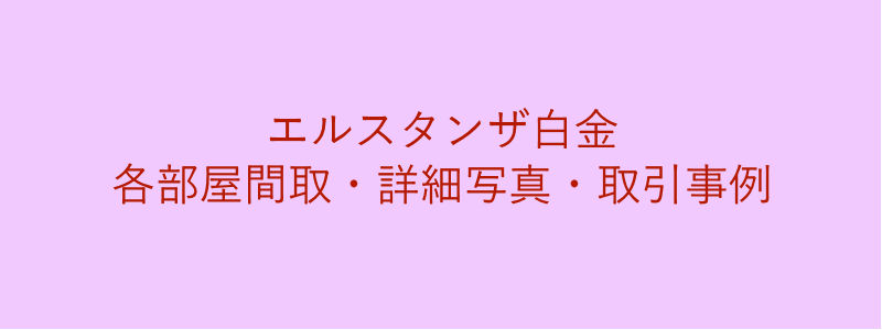 エルスタンザ白金（取引事例）