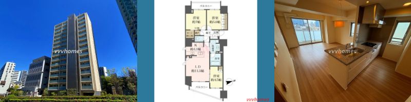 【グランスイート白金高輪_13階】19,800万円/3LDK（75.61㎡）