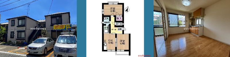【エルミタージュ沙羅_203号室（空室）】145,000円（3,000円）2DK（44.00㎡）