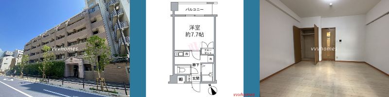 【シンシア白金山北ホームズ_104号室(空室)】98,000円(10,000円)1K(24.80㎡)