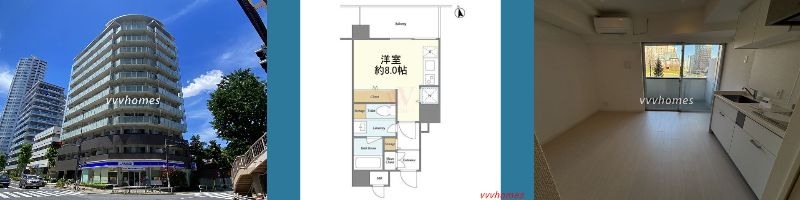 【エルスタンザ白金台_202号室(空室)】150,000円(10,000円)1R(26.64㎡)