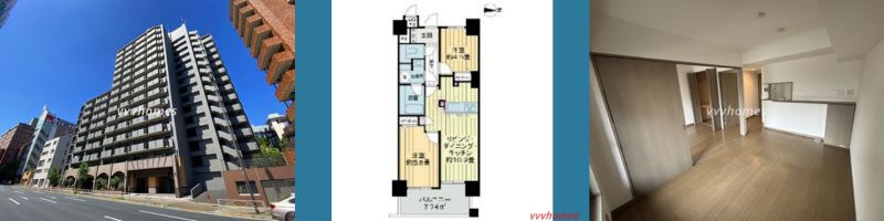 【ライオンズマンション白金台_207号室（空室）】235,000円（15,000円）2LDK（48.26㎡）