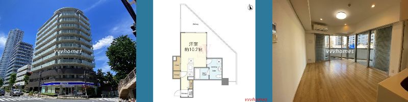 【エルスタンザ白金台_203号室（空室）】148,000円（10,000円）1R（28.31㎡）