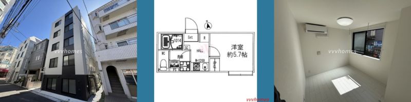 【オーブリオン白金_203号室（空室・申込あり）】122,000円（10,000円）1R（20.03㎡）