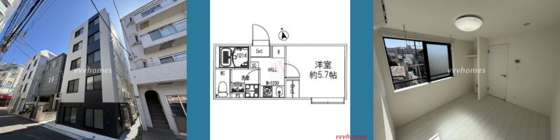 【オーブリオン白金_402号室（空室・申込あり）】130,000円（10,000円）1R（20.03㎡）