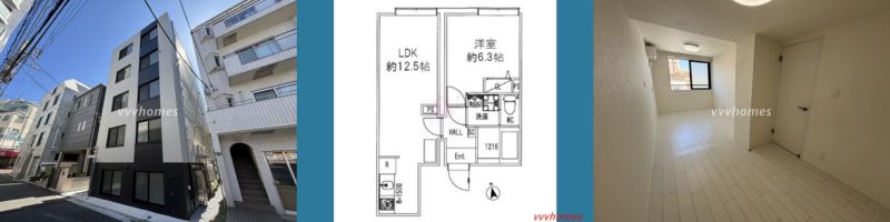 【オーブリオン白金_501号室（空室）】240,000円（15,000円）1LDK（40.59㎡）