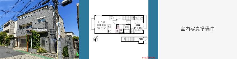 【リベルテ池田山_202号室(4月上旬退去予定)】178,000円(6,000円)1LDK(40.99㎡)