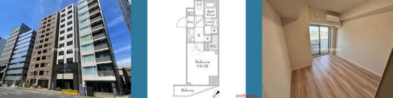 【ミリアレジデンス白金台ヒルズ_502号室(空室)】143,000円(15,000円)1K(23.14㎡)