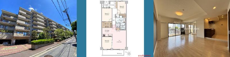 【ハイクレスト白金台_5階】18,000万円/3LDK（78.41㎡）