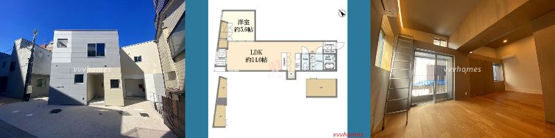 【TAKANAWA EDGE_F号室（空室）】259,000円（10.000円）1LDK（50.80㎡）