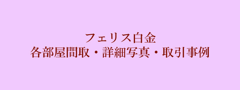 フェリス白金（取引事例）